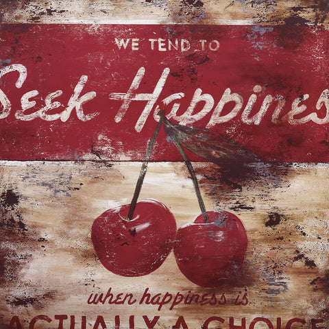 Seek Happiness | Open Edition Stretched Canvas Art