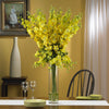 1224-YL Yellow Silk Delphinium in Water in 3 colors by Nearly Natural | 38 inches