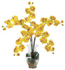 1106-GY Yellow Silk Phalaenopsis in Water in 8 colors by Nearly Natural | 31 inches