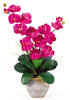 1026-BU Beauty Double Phalaenopsis Silk Orchid in 8 colors by Nearly Natural | 25"