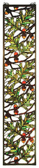 31267 Acorn & Oak Leaf Stained Glass Window by Meyda Lighting | 9x42 inches