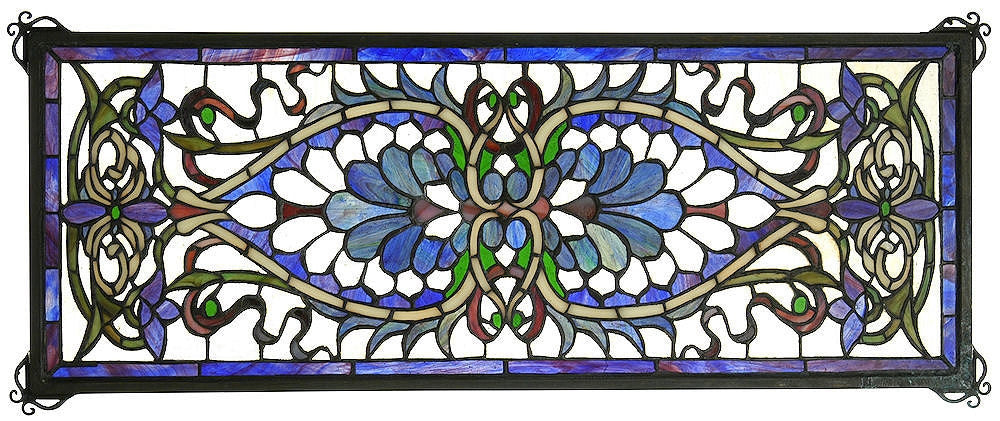 Antoinette Transom Stained Glass Window by Meyda Lighting