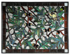134346 Backyard Friends & Acorns Stained Glass by Meyda Lighting | 27x21"