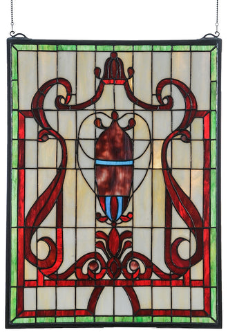 36196 Baroque Stained Glass Window by Meyda Lighting | 18x24 inches