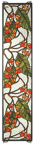 35971 Bittersweet Stained Glass Window by Meyda Lighting | 9x42 inches