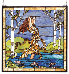 79984 Ecstasy in Woodland Stream Stained Glass by Meyda Lighting | 22 inches