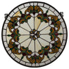 127115 Middleton Beige Stained Glass Window by Meyda Lighting | 19x18 inches