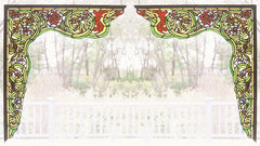65221 65222 Serpent Stained Glass Brackets by Meyda Lighting | 22x23.5 inches