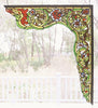 65222 Serpent Stained Glass Brackets by Meyda Lighting | 22x23.5 inches