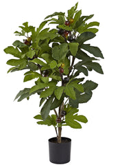5440 Carica Fig Artificial Plant with Planter by Nearly Natural | 32 inches