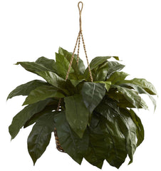 6787 Giant Bird's Nest Fern Silk Hanging Basket by Nearly Natural | 36"