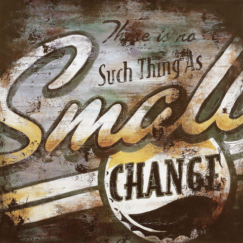 SC004 Small Change by Rodney White | Open Edition Wrapped Canvas Art