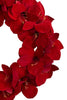 4879 Amaryllis Artificial Silk Wreath by Nearly Natural | 22 inches