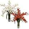 1184 Silk Cymbidium Orchids in Water in 2 colors by Nearly Natural | 31"