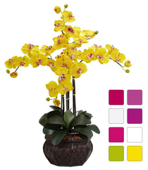 1211 Phalaenopsis Silk Orchid in 8 colors by Nearly Natural | 31 inches