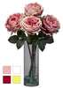 1247 Fancy Silk Roses in Water in 4 colors by Nearly Natural | 18 inches