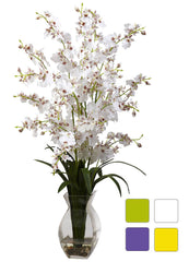 1294 Oncidium Dancing Lady Silk in Water in 4 colors by Nearly Natural| 25"