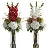 1337 Giant Mixed Floral in Water in 2 colors by Nearly Natural | 4 feet