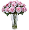 1403-WM White Mauve Blooming Carnation Faux Flowers in 9 colors by Nearly Natural | 18"