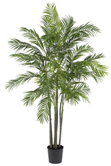 5275 Areca Palm Artificial Silk Tree w/Planter by Nearly Natural | 6 ft