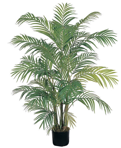 5001 Areca Palm Artificial Silk Tree w/Planter by Nearly Natural | 4 feet