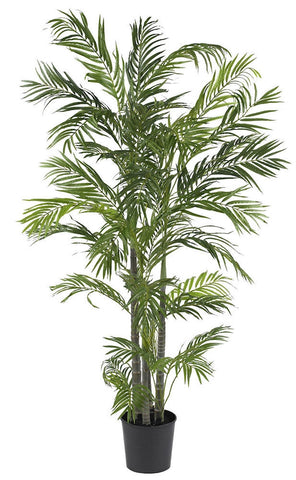 5274 Areca Palm Artificial Silk Tree w/Planter by Nearly Natural | 5 feet