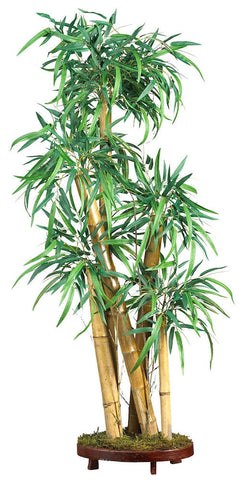5205 Chinese Style Bamboo Silk Tree w/Stand by Nearly Natural | 42 inches