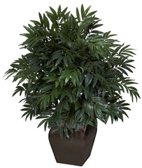 6718 Double Bamboo Palm Silk Plant by Nearly Natural | 35 inches