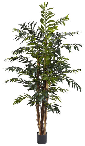 5329 Bamboo Palm Artificial Tree with Planter by Nearly Natural | 60 inches