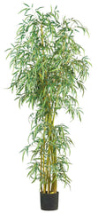 5194 Slim Bamboo Artificial Tree with Planter by Nearly Natural | 7 feet