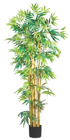 5179 Bambusa Bamboo Artificial Tree with Planter by Nearly Natural | 5 feet