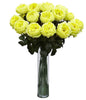 1219-YL Yellow Fancy Silk Roses in Water in 6 colors by Nearly Natural | 31 inches