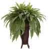 6627 Boston Fern Silk Plant with Planter by Nearly Natural | 38 inches