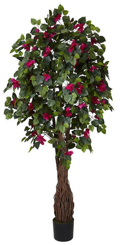5343 Bougainvillea Artificial Silk Tree by Nearly Natural | 6 feet
