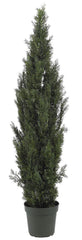 5292 Mini Cedar Pine Indoor Outdoor Topiary Tree by Nearly Natural | 6 feet
