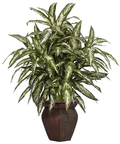 6673 Chinese Evergreen Aglaonema Silk Plant by Nearly Natural | 30 inches