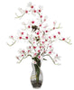 1190-WH White Silk Dendrobium in Water in 4 colors by Nearly Natural | 29 inches
