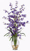 1073-PP Purple Oncidium Dancing Lady Silk in Water in 4 colors by Nearly Natural| 31"