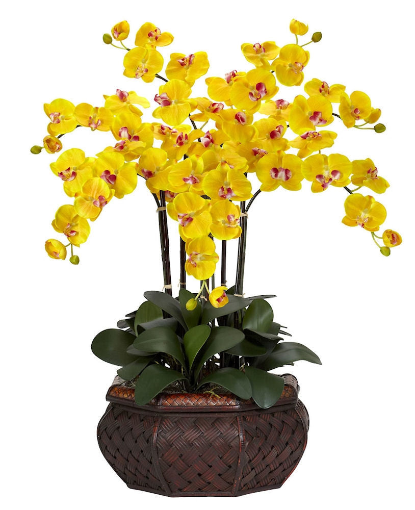 Large Phalaenopsis Silk Orchid in 8 colors by Nearly Natural 30