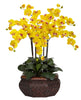 1201-YL Yellow Large Phalaenopsis Silk Orchid in 8 colors by Nearly Natural | 30"