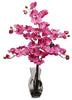 1191-DP Dark Pink Silk Phalaenopsis in Water in 8 colors by Nearly Natural | 29 inches