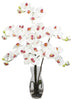 1191-WH White Silk Phalaenopsis in Water in 8 colors by Nearly Natural | 29 inches