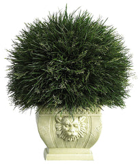 6539 Grass Indoor Outdoor Silk Ball Topiary by Nearly Natural | 18.5 inches