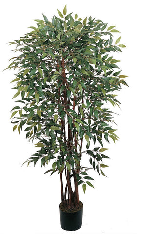 5081 Smilax Artificial Silk Tree with Planter by Nearly Natural | 4 feet