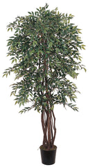 5020 Smilax Artificial Silk Tree with Planter by Nearly Natural | 6 feet