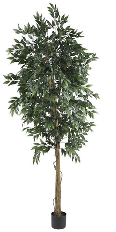 5267 Smilax Artificial Silk Tree with Planter by Nearly Natural | 72 inches