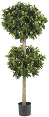 5311 Sweet Bay Silk Double Ball Topiary Tree by Nearly Natural | 57 inches