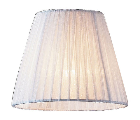 Renaissance White Pleated Chandelier Lamp Shade
