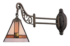 079-TB-01 Symmetrical Mix-N-Match 1-Light Tiffany-Style Sconce ELK Lighting