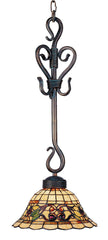 369-VA-LED Tiffany Buckingham 1-LT Pendant Vintage Antique ELK Lighting